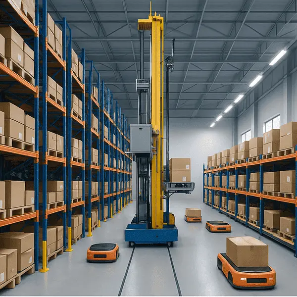 智能仓储电机应用